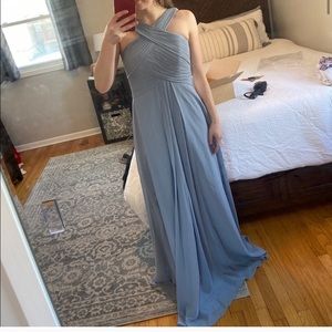 LISTING AGAIN: dusty blue Azazie